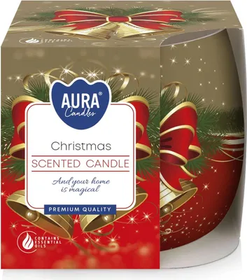 Produktbild von Dekorative Duftkerze WEIHNACHTEN im Glas als Geschenk