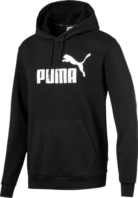 Produktbild von PUMA ESS TR Big Logo, Erwachsener, Weiblich, Kapuzenpullover, Schwarz, Rundhals, Langärmlig