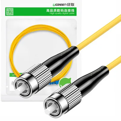 Zdjęcie produktu dla Ugreen Fc-Fc Jednomodowy Patchcord Światłowód 3 M Żółty (70662 Nw129)