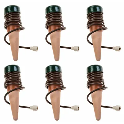 Produktbild von Blumat 12500 Classic automatischer Wasserspender für Zimmerpflanzen, 80 cm Schlauchlänge, terracotta/grün (6er Pack)