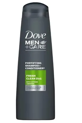 Zdjęcie produktu dla Dove Men + Care, Szampon, 250ml (PRODUKT Z NIEMIEC)