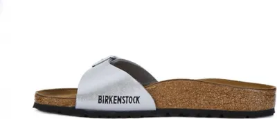 Produktbild von Birkenstock Madrid BF silber schmale Weite Gr. 40