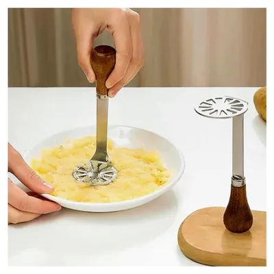 Produktbild von Kartoffelstampfer – 14,5 x 5 x 5 cm zum Zerkleinern von Lebensmitteln