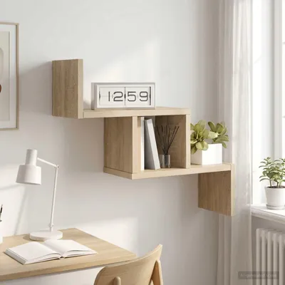 Produktbild von Maison Exclusive - Wandregal Sonoma-Eiche 48 x 15 x 42 cm Holzwerkstoff