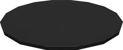 Produktbild von Bestway® PVC-Abdeckplane Ø 493 cm, schwarz, rund