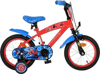 Produktbild von Marvel Spider-Man Kinderfahrrad - Jungen - 14 Zoll - Rot/Blau