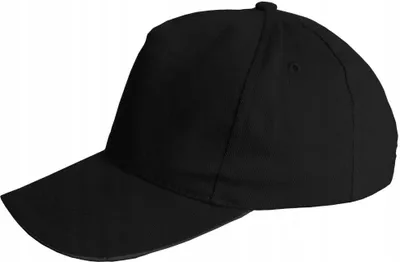 Produktbild von Schwarze verstellbare Baseballkappe