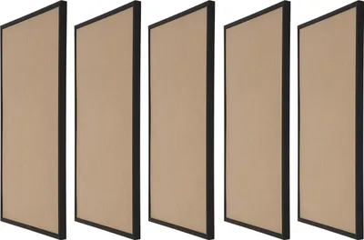 Produktbild von Modernes minimalistisches Design - Bilderrahmen und Posterrahmen für die Wand - Set mit 5 - Galeriewand - Schwarz