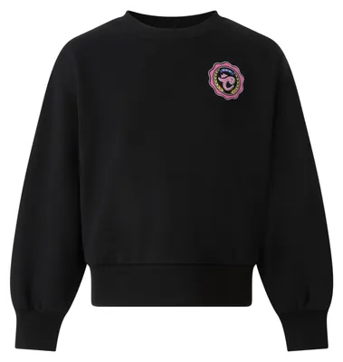Productafbeelding van Champion Graphic Shop meisjes sweatshirt met ronde hals, zwart