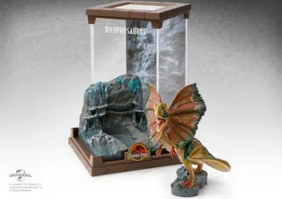 Zdjęcie produktu dla Jurassic Park Creature PVC Diorama Dilophosaurus 18 cm