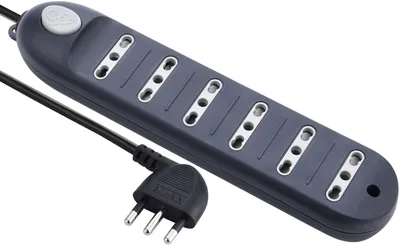 Obrázok produktu pre Electraline 62003, viacnásobná zásuvka s káblom, 6 dvojzásuviek, 10/16