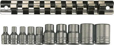 Produktbild von TX-E-Steckschlüsselsatz mit 1/4"- und 3/8"-Vierkantantrieb Teng Tools M3814