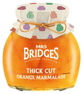 Produktbild von Mrs Bridges Orangenmarmelade mit grober Schale 340g