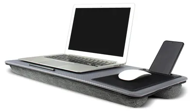 Immagine prodotto di Ripiano per laptop con cuscino - tappetino per mouse integrato