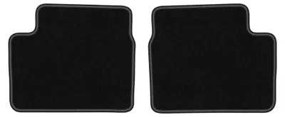 Image de Tapis arrière en moquette pour Rover 75 1998-2005 (break/berline) – 2 pièces, noirs, sur mesure – Wielganizator LUX