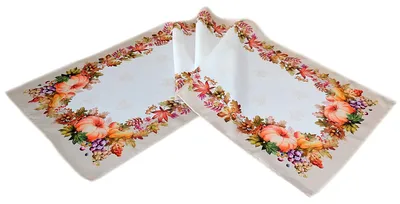 Produktbild von Tischdecke Tischläufer Druck Herbstfrüchte 40 x 140 cm