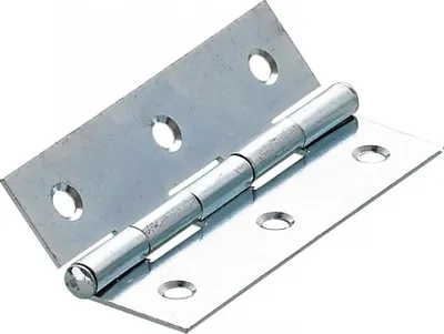 Produktbild von Universal-Stahlscharnier für Möbel, L.80 x B.45 mm