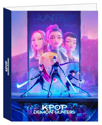 Obrázek produktu pro Složka s kroužky (4 kroužky) s motivem "Demon Hunters" (K-pop)