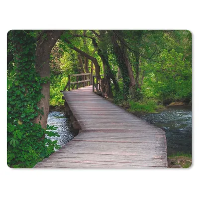 Obrázek produktu pro Podložka pod myš - Les - příroda - most - 23x19cm - Podložka pod myš