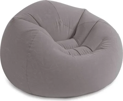 Produktbild von Intex Beanless Bag Chair Inflating Furniture - Bean Bag - 1,14 m x 1,14 m x 71 cm, szary