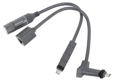 Obrázek produktu pro Adaptér SPX na RJ45, 1200 Mb/s, Cat6e, jednožilový, 26 AWG, samice RJ45, s vodotěsným konektorem pro GEN2 V2