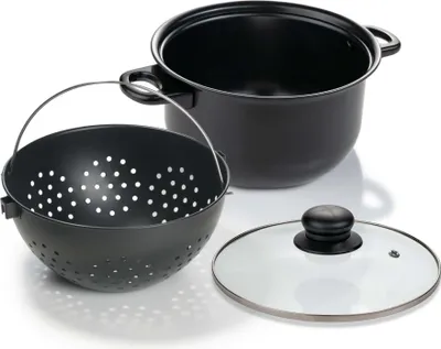 Produktbild von Genius World´s Greatest Pot | Topf mit Siebeinsatz Ø 25 cm | Set 3-tlg.; A24655
