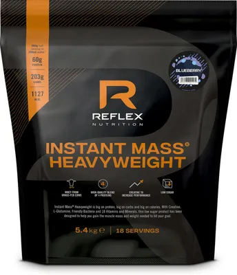 Produktbild von Reflex Nutrition Instant Mass Heavyweight (5.4kg) Blueberry - Gewichtszunahme - Mit Kreatin