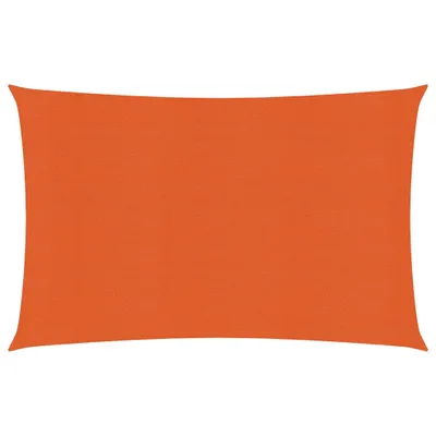 Produktbild von The Living Store Sonnensegel 160 g/m² Orange 2,5x3,5 m HDPE