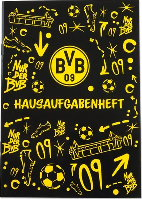 Produktbild von BVB Dortmund BVB Hausaufgabenheft SCHWARZ/GELB
