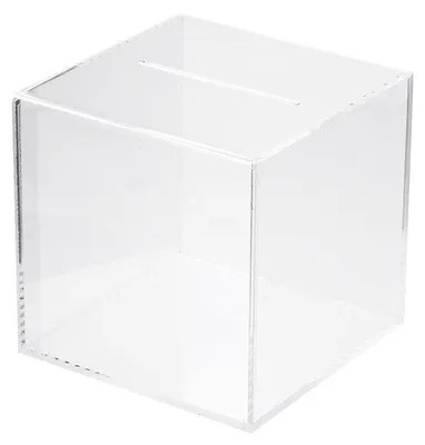 Produktbild von Acryl Spardose 15 cm transparent Sparbox Geldbox