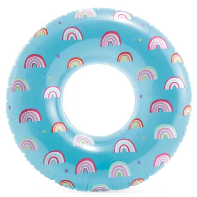 Image de Roue de natation arc-en-ciel 81 cm INTEX 59259