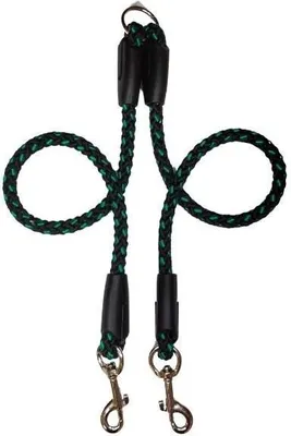 Immagine prodotto di Guinzaglio Palkar per cani 50 cm x 14 mm nero-verde