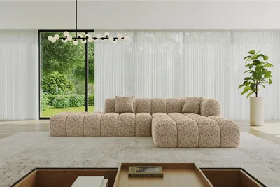 Produktbild von ALTDECOR Ecksofa in L-Form OLEA-L2 - 289x176x71 cm Dunkelgrau - Corner Sofa Bett Eckcouch Couch Wohnlandschaft Cauchsofa