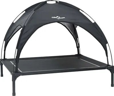 Obrázek produktu pro vidaXL Pelíšek pro psa, černý, 104 x 86 x 84,5 cm, ocel