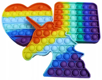 Produktbild von 3x Pop It Sensorisches Fidget Anti-Stress Spielzeug Set