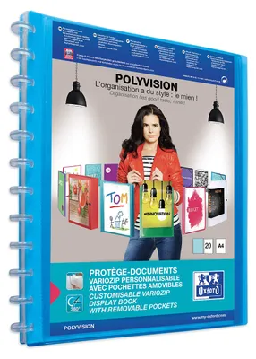 Produktbild von Oxford 100205599, 210 x 297 mm (A4), 265 mm, 310 mm, 20 Blätter, Frankreich, polypropylene