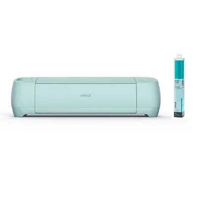 Produktbild von Cricut Explore 3 Schneidemaschine - Permanent Vinyl aqua 91 x 33 cm
