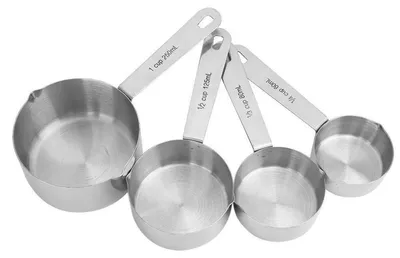 Produktbild von Messbecher Set 4-teilig Edelstahl für Küche