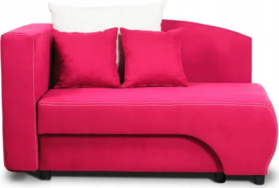 Zdjęcie produktu dla Sofa rozkładana - z podstawą łóżka - Czerwona - Sofa 2-osobowa - Kanapa z funkcją spania - Stylowa sofa rozkładana - Sofa tapicerowana do salonu - MOON