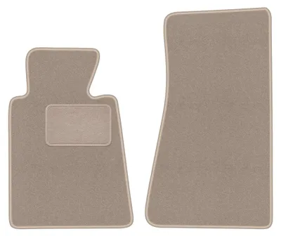 Immagine prodotto di Tappetini anteriori in moquette per BMW 5 E34 1988-1994 (berlina/station wagon/Touring) – 2 pezzi, beige, su misura – Wielganizator LUX