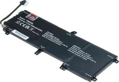 Image de Batterie T6 Power pour ordinateur portable Hewlett Packard, numéro de pièce HSTNN-UB6Y, Li-Poly, 11,55 V, 4500 mAh (52 Wh), noir