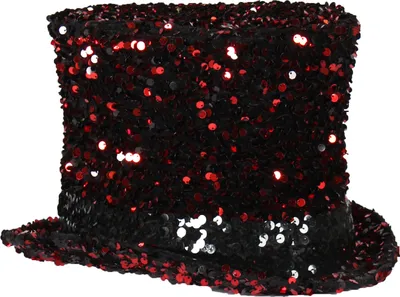 Produktbild von Pailletten Zylinder rot Hutgröße: 59-60