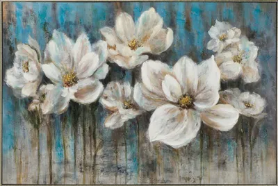 Produktbild von ArtUniverse Leinwandbild Orientalischer Mohn 80 x 120 cm