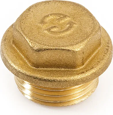 Zdjęcie produktu dla Wtyczka 1 1/2" mosiądz: 1 1/2 cala Rozmiar: 1 1/2 cala