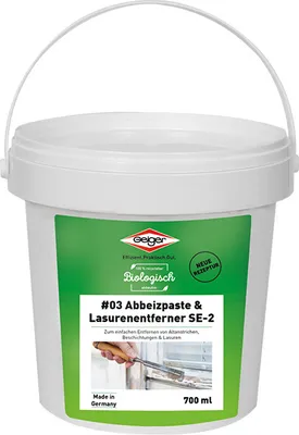 Produktbild von Geiger SE-2 Abbeizpaste 700 ml, und Lasurenentferner
