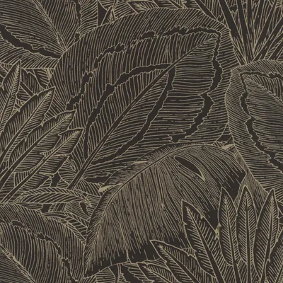 Immagine prodotto di Carta da parati in tessuto, modello 580839, design moderno, dimensioni 53 x 1005 cm, collezione Rasch Selection, colore nero