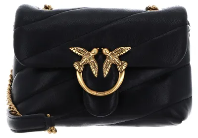 Immagine prodotto di PINKO borsa a tracolla borsa a tracolla Love Puff Baby CL Sheep Nappa Black + Antique Gold nero