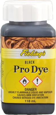Produktbild von Fiebings Profi Lederfarbe auf Alkoholbasis Schwarz 118ml