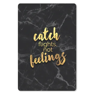Produktbild von MuchoWow® Mauspad Mousepad Zitat - Reisen - Marmor 40x60 cm - Mousepads - Maus Mat - Pad - Mausunterlage - Schreibtisch Accesoire