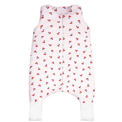 Produktbild von DOLCE SONNO Babyschlafsack mit Füßen - 2,5 TOG Ganzjahresschlafsack für Babys und Kinder - Babyschlafsack mit Beinen - 100% Baumwolle - Größe M